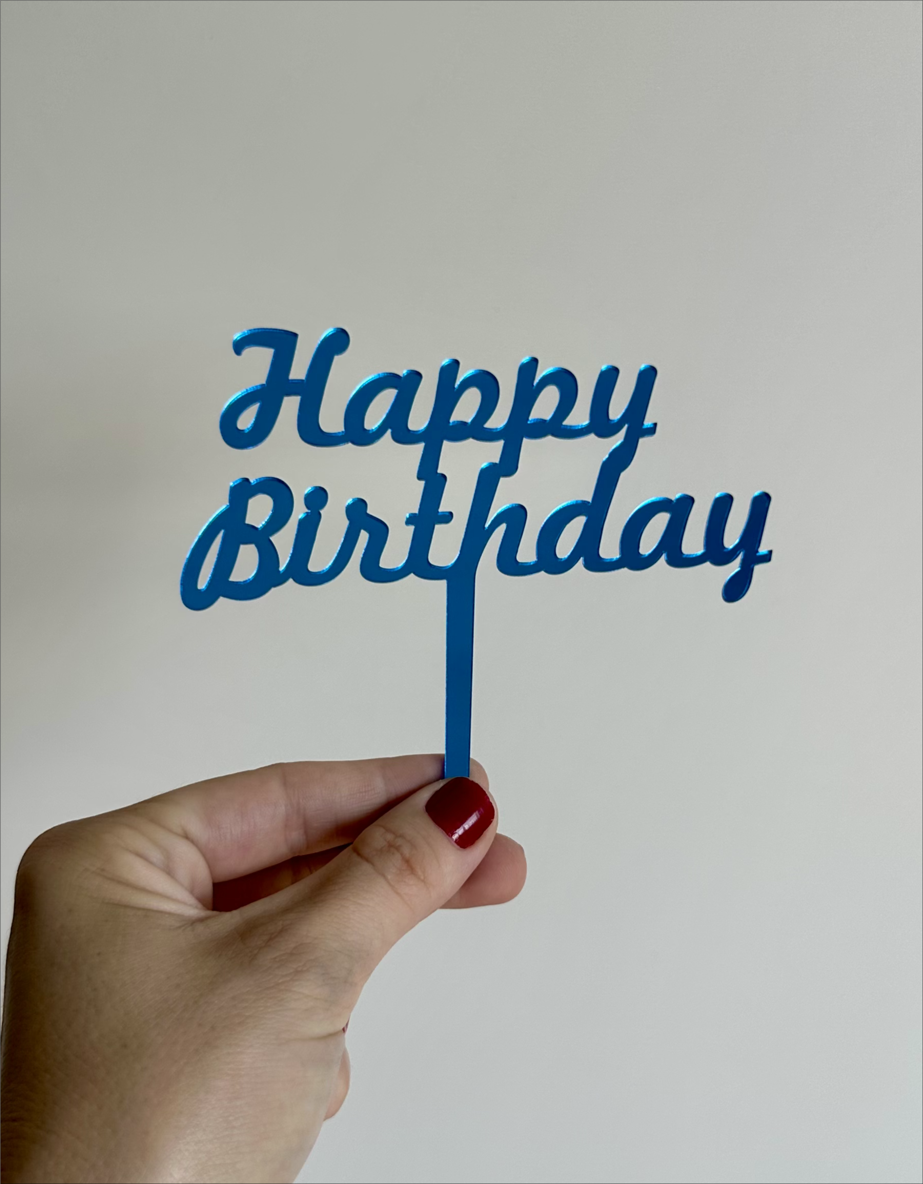 Topo para Bolo - Happy Birthday - Imagem 4