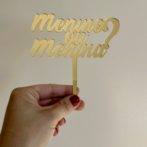 Topo para Bolo - Menino ou Menina