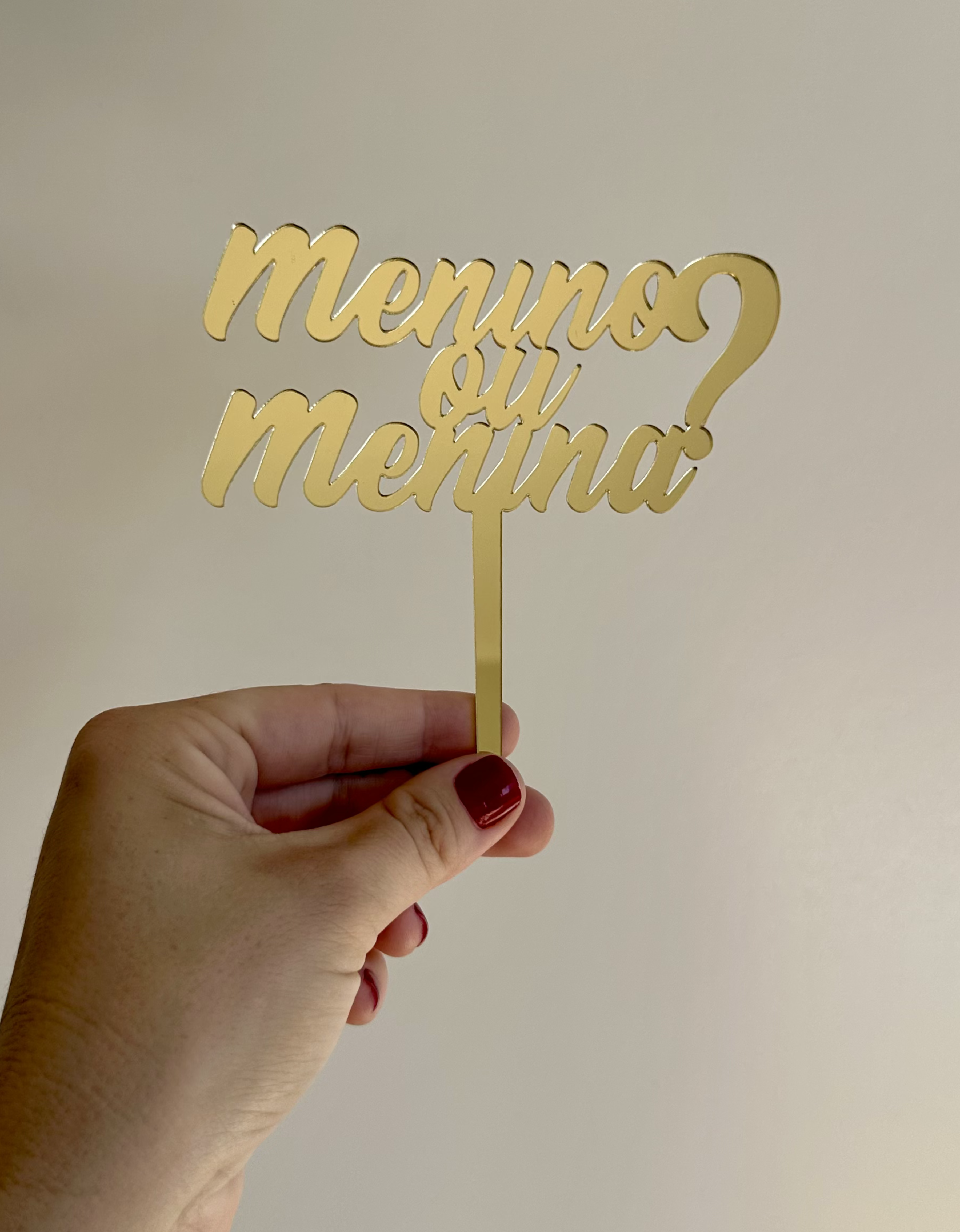 Topo para Bolo - Menino ou Menina