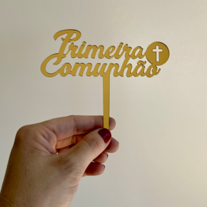 Topo Para Bolo - Primeira Comunhão