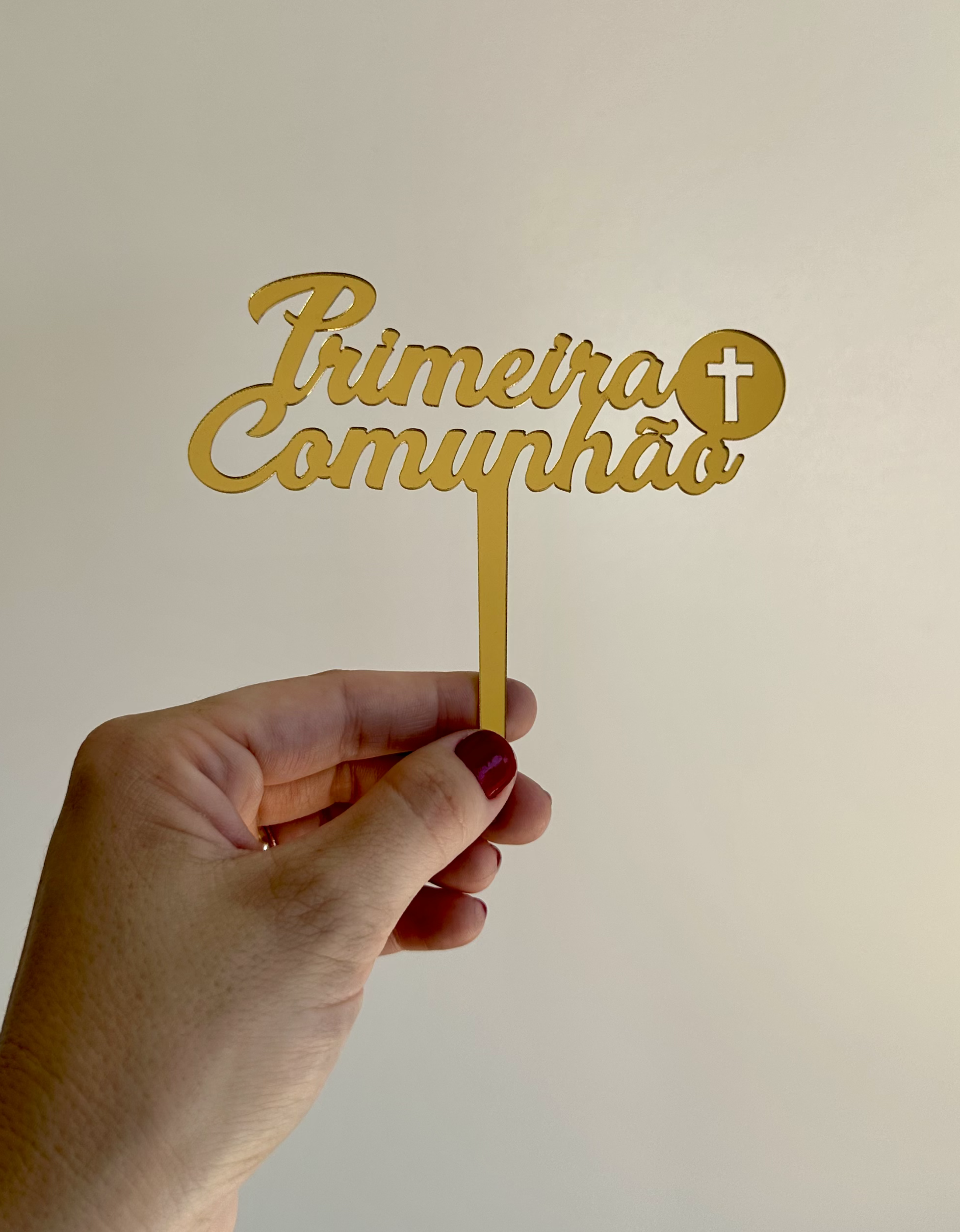 Topo Para Bolo - Primeira Comunhão