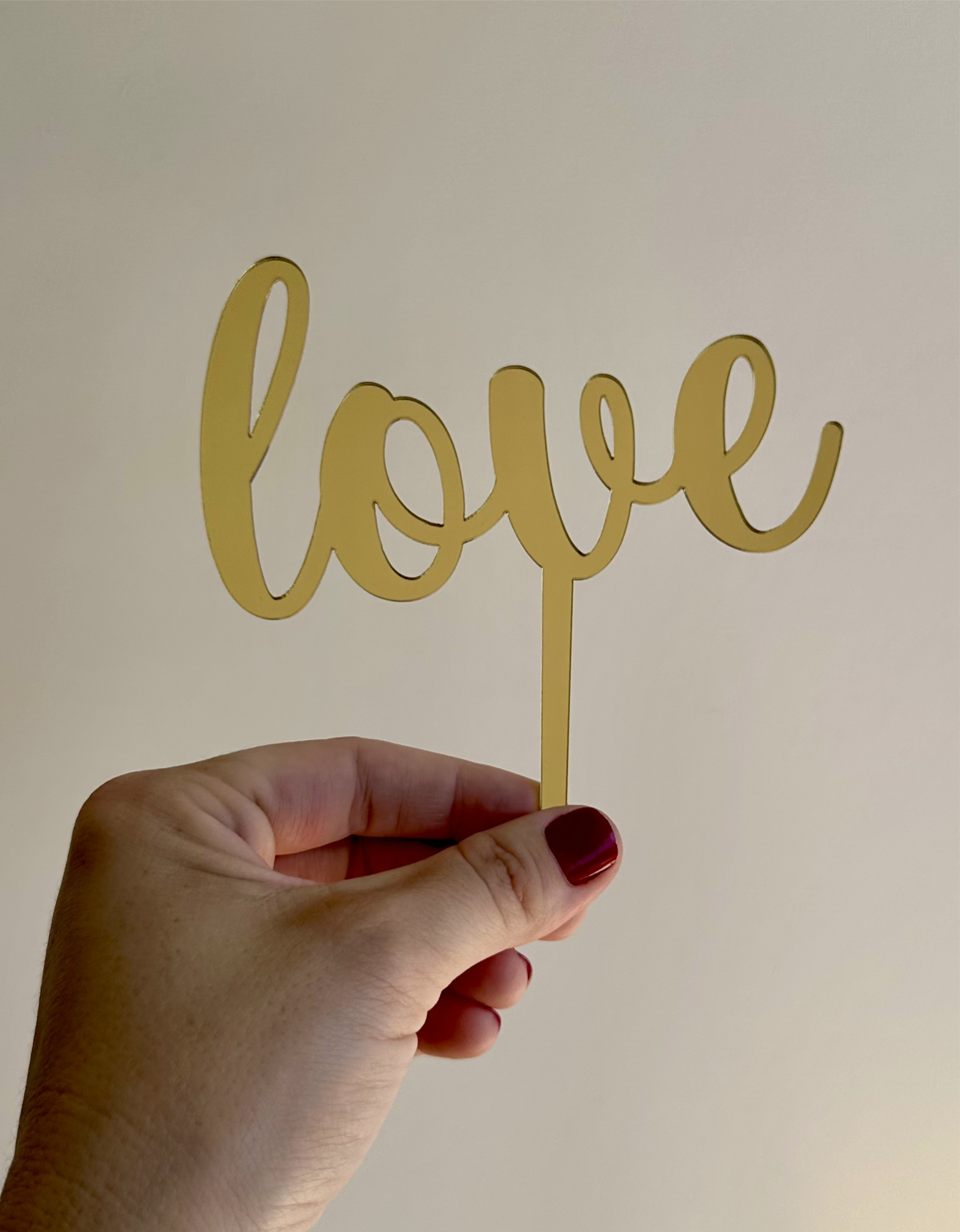 Topo para Bolo - Love