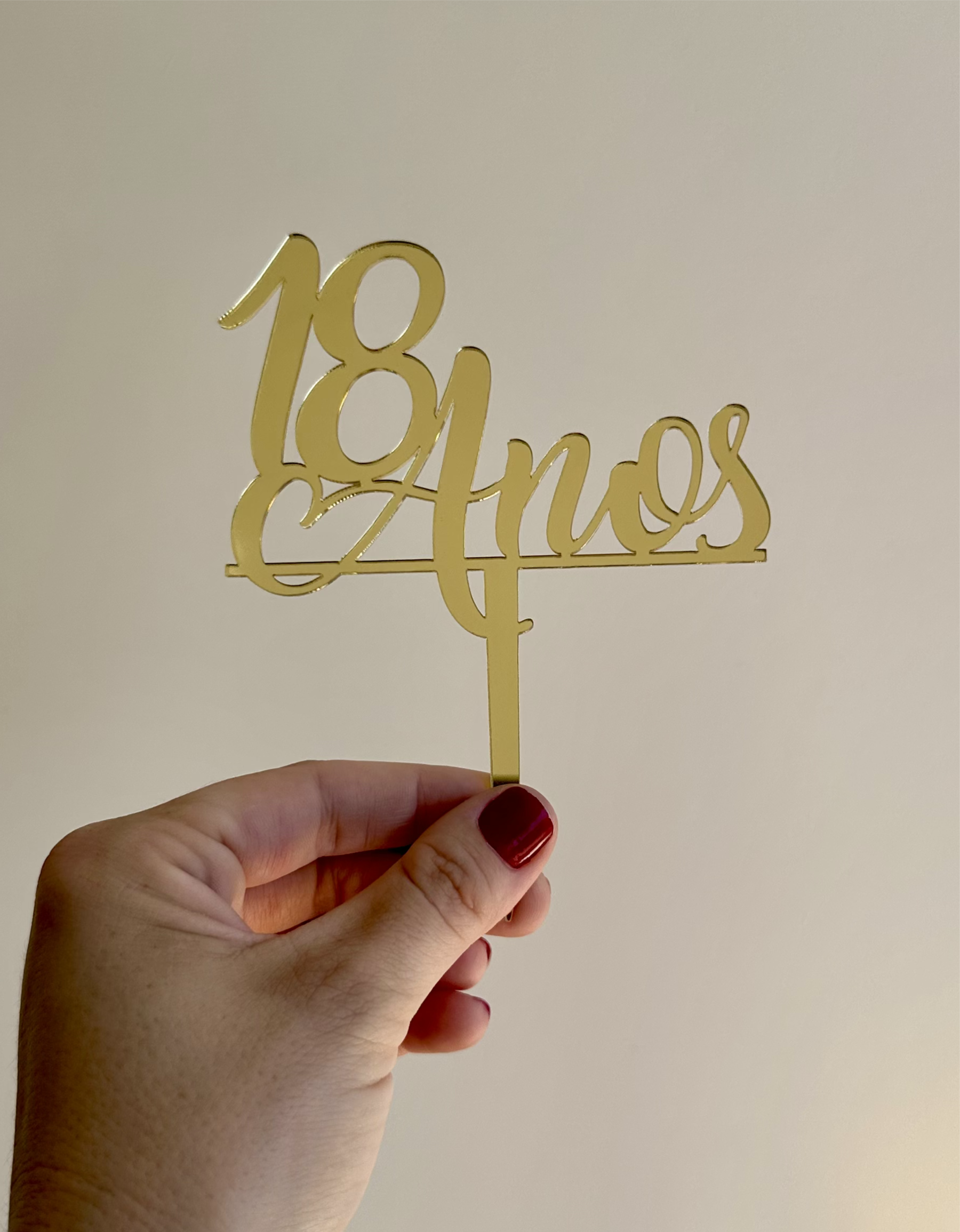 Topo para Bolo - 18 Anos