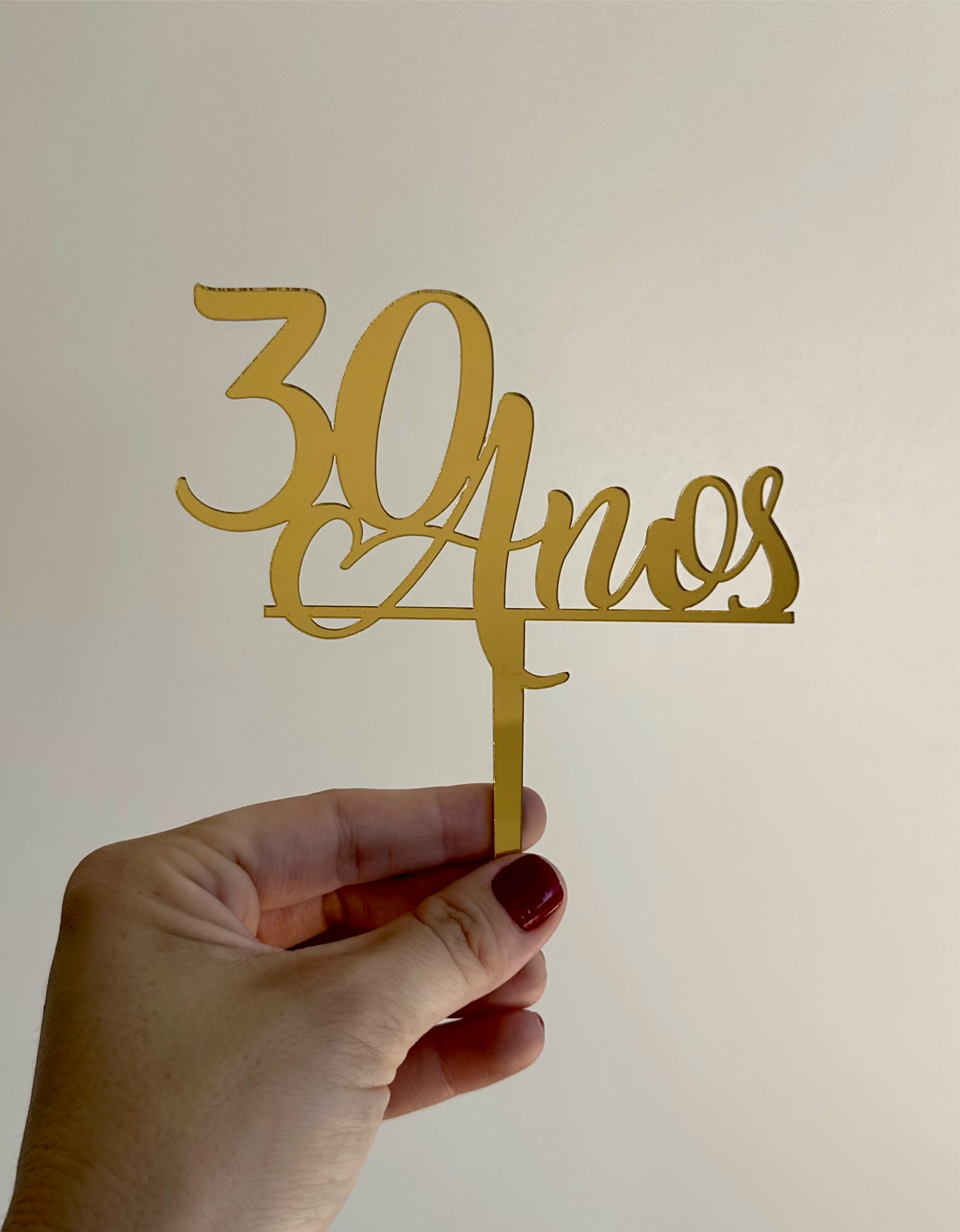 Topo para Bolo - 30 Anos