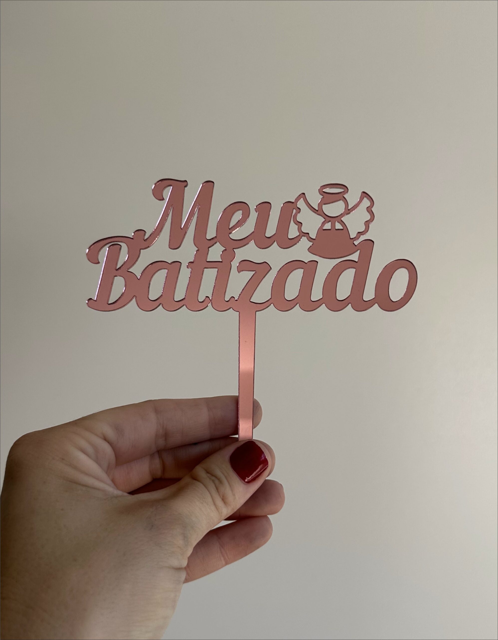Topo para Bolo - Meu Batizado - Imagem 2