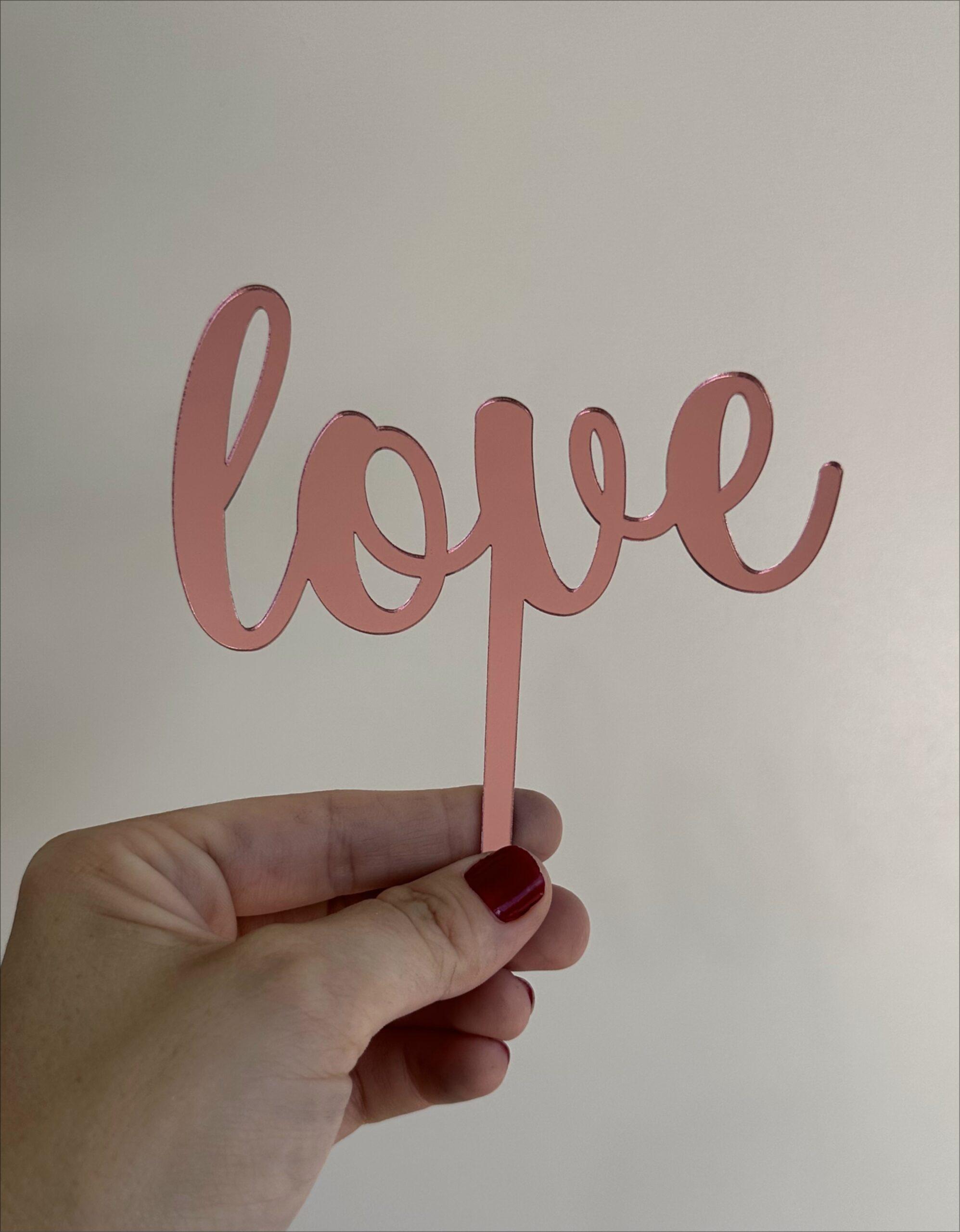 Topo para Bolo - Love - Imagem 2