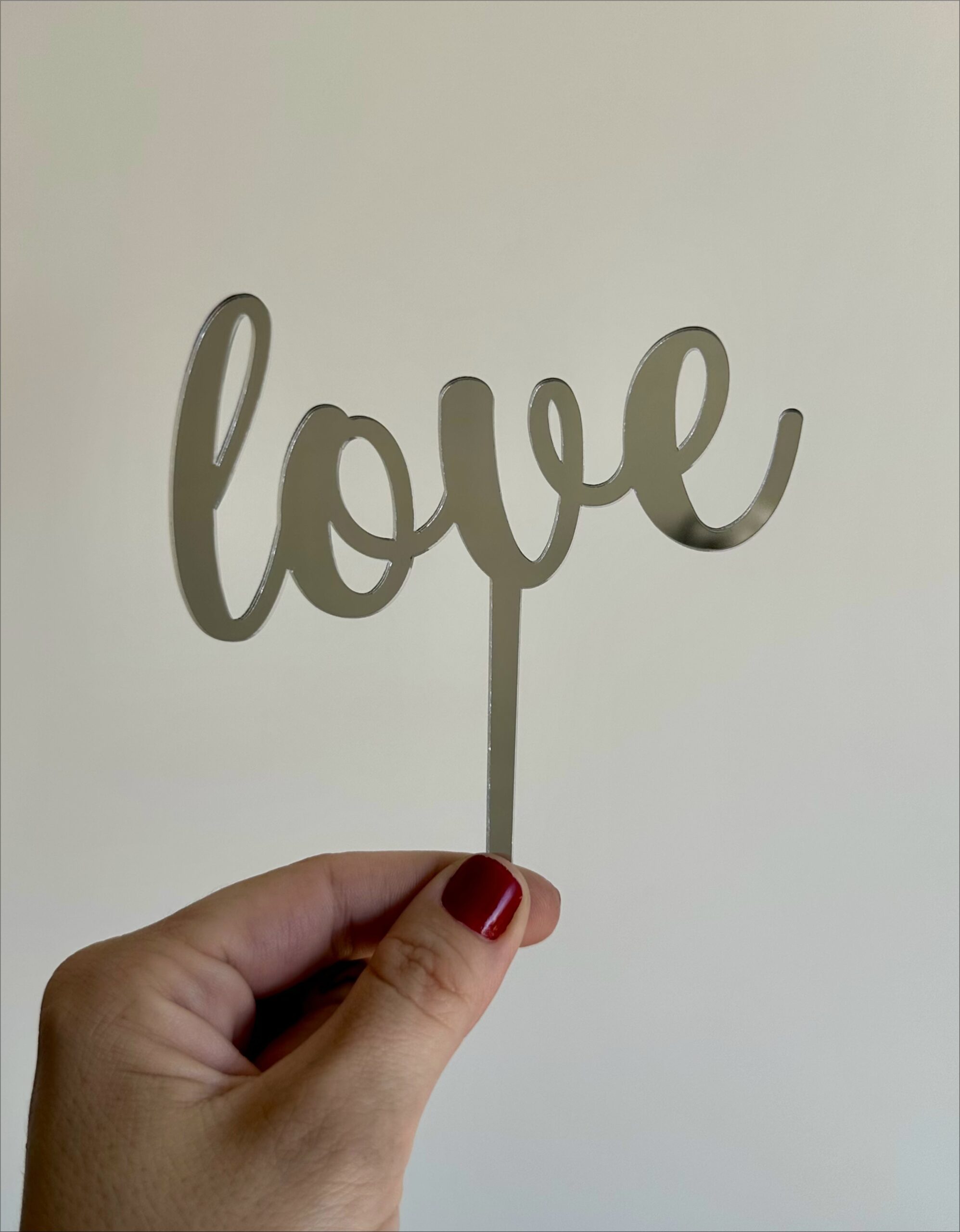 Topo para Bolo - Love - Imagem 3