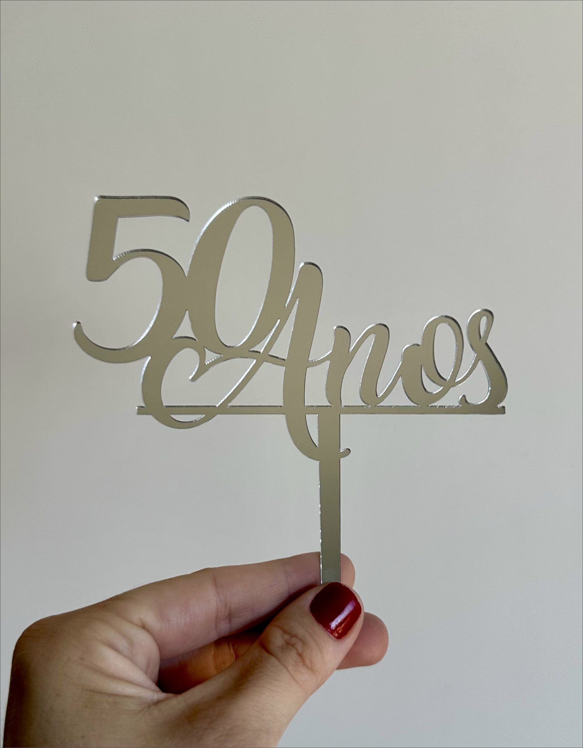 Topo para Bolo - 50 Anos - Imagem 3