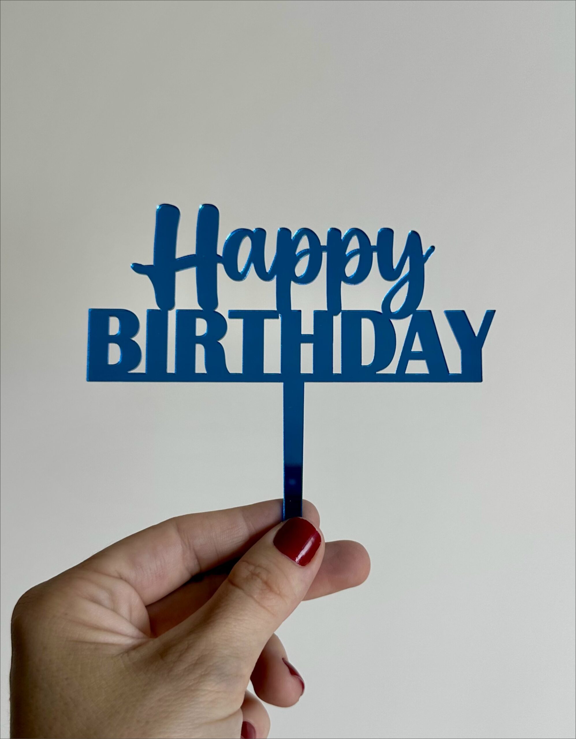 Topo para Bolo - Happy Birthday - Imagem 4