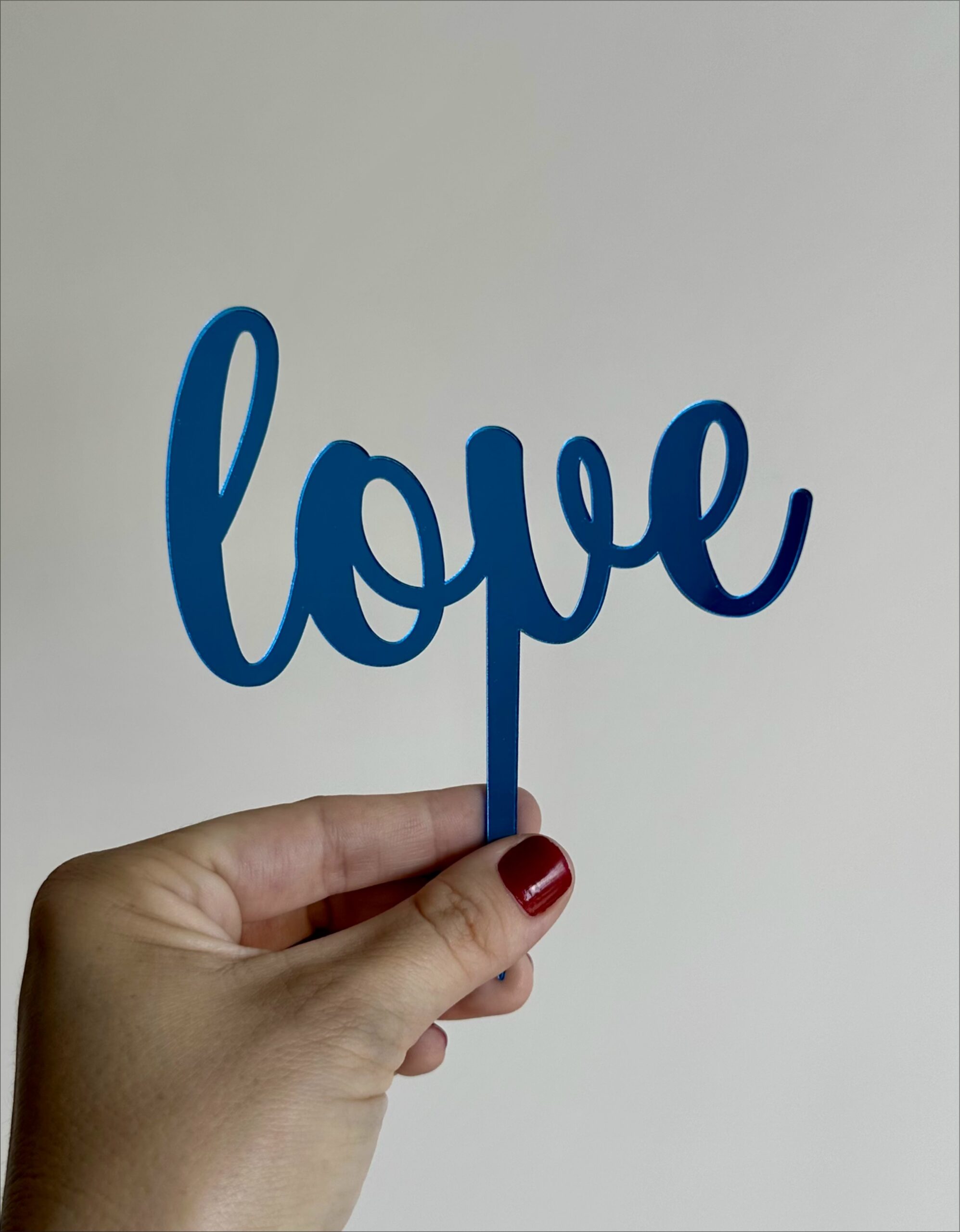 Topo para Bolo - Love - Imagem 4